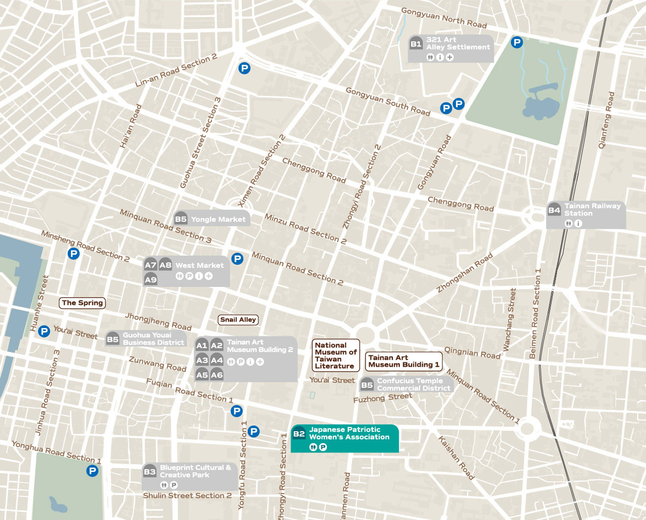 Japanese Patriotic Women's Association map